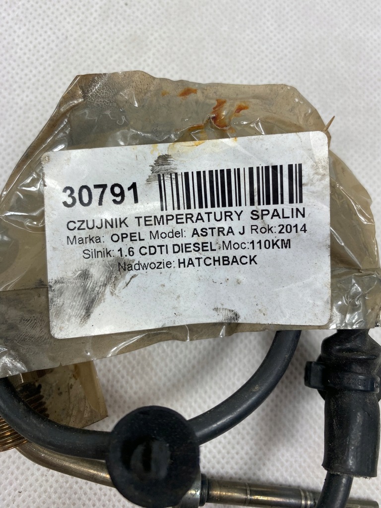 OPEL ASTRA J SENSOR TEMPERATURA GAZ DE ESCAPE Product image