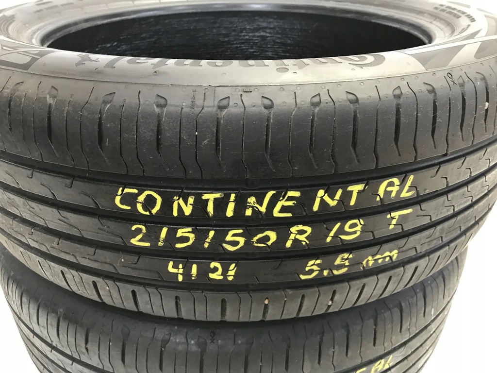 ANVELOPE CONTINENTAL ECOCONTACT 6 215/50 R19 93T 5.5 MM 2021 Product image