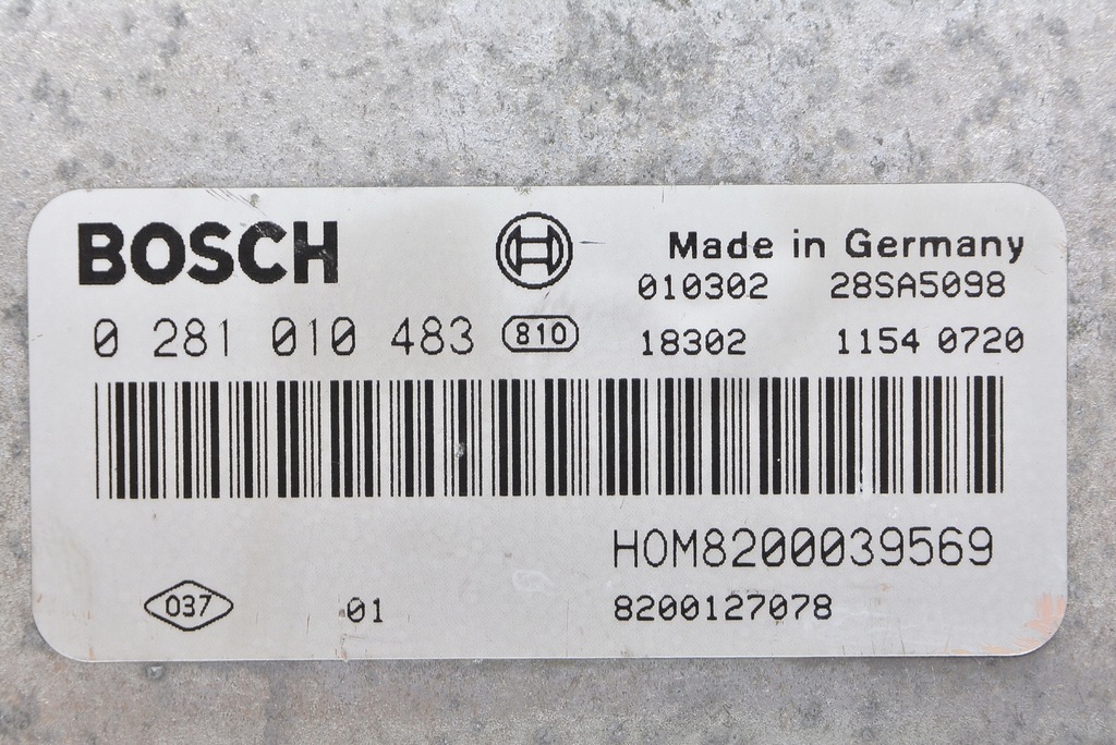 calculator SCENIC I 1.9 DCI 0281010483 8200039569 8200127078 Product image