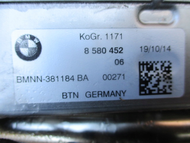 BMW G20 G30 G31 B47D20B 520D RĂCITOR EGR 8580452 11718580452 par Product image