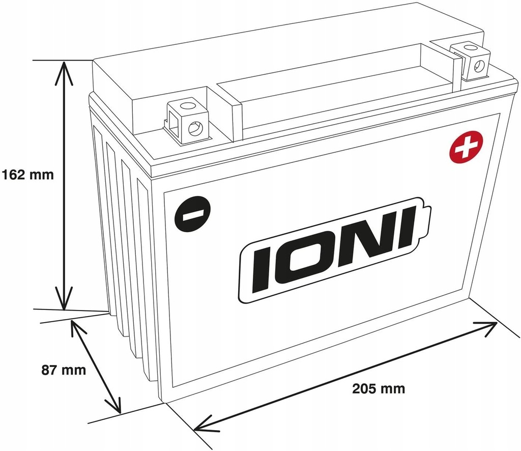 13/527B IONI ITX24HL-BS BATERIE 12 V 5 AH 123452 Product image