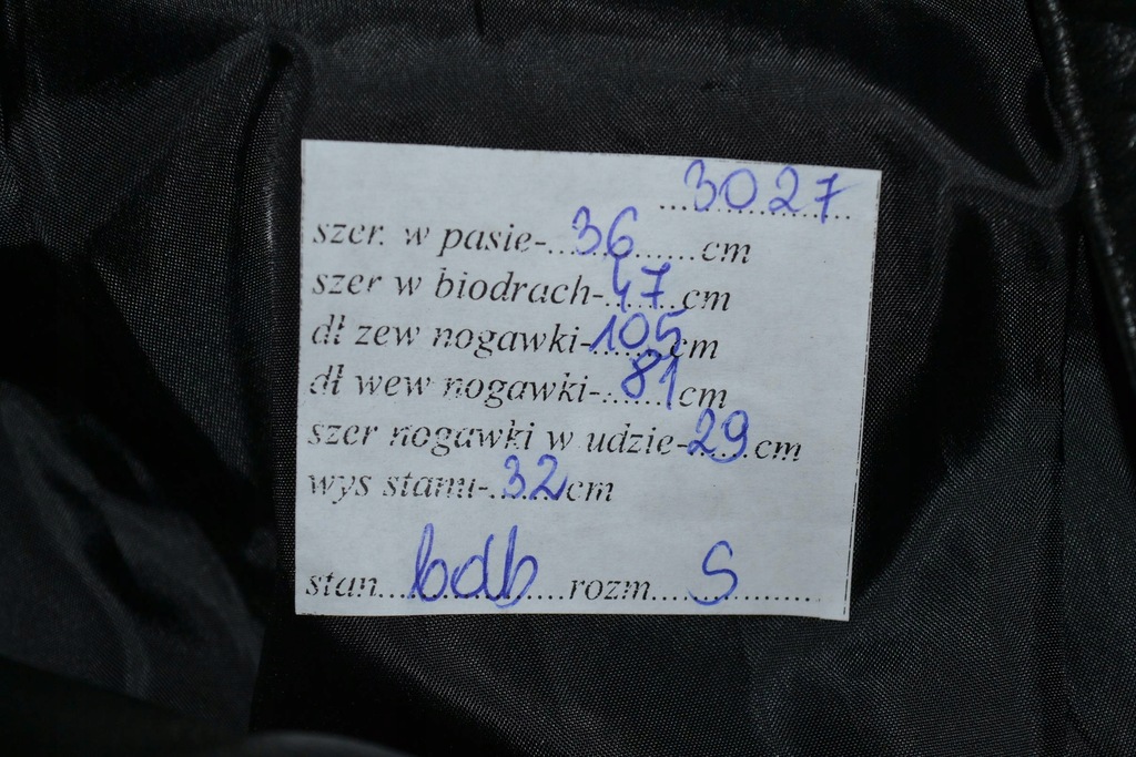 POLO BĂRBAȚI PANTALONI MOTOCICLETA PIELE CHOPPER S Product image
