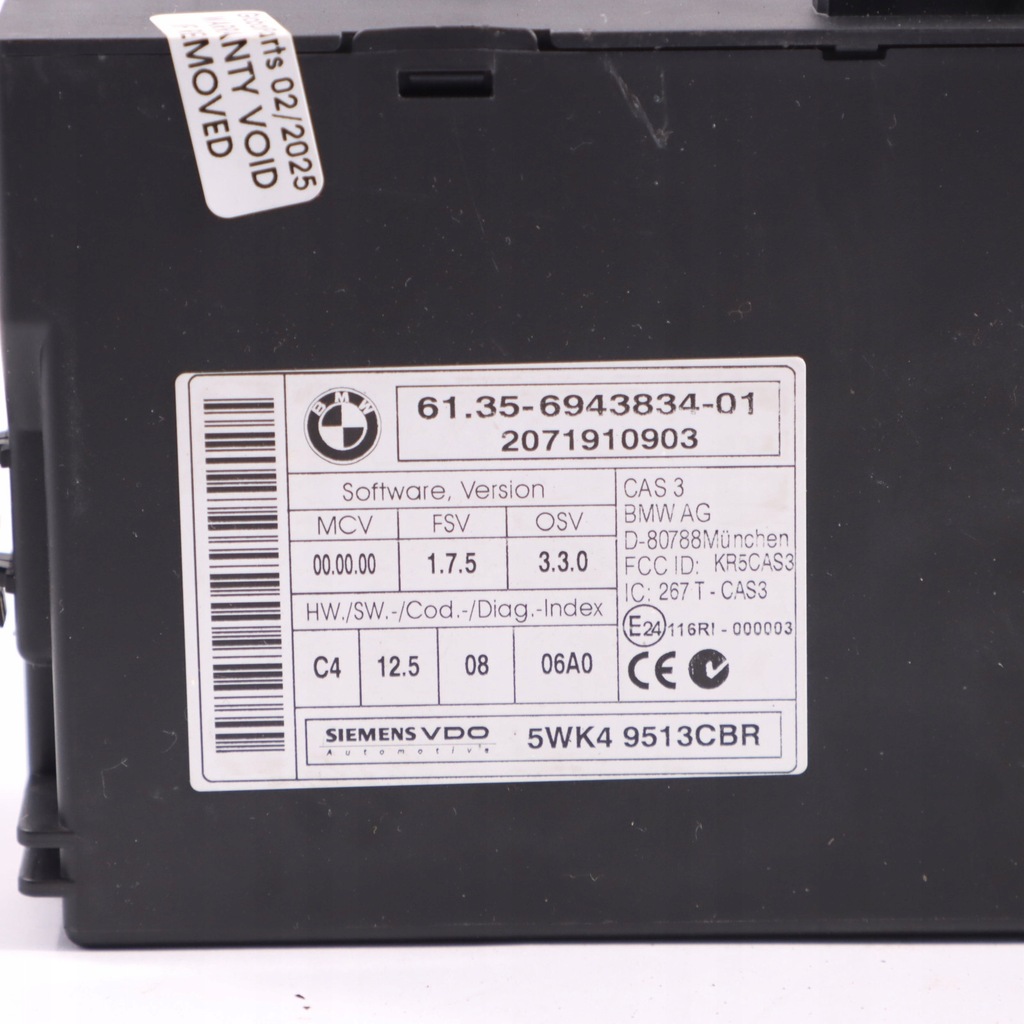 BMW E81 E87 LCI E90 120I 320I N43 170HP ECU DME 7580279 COMPUTER MOTOR Product image