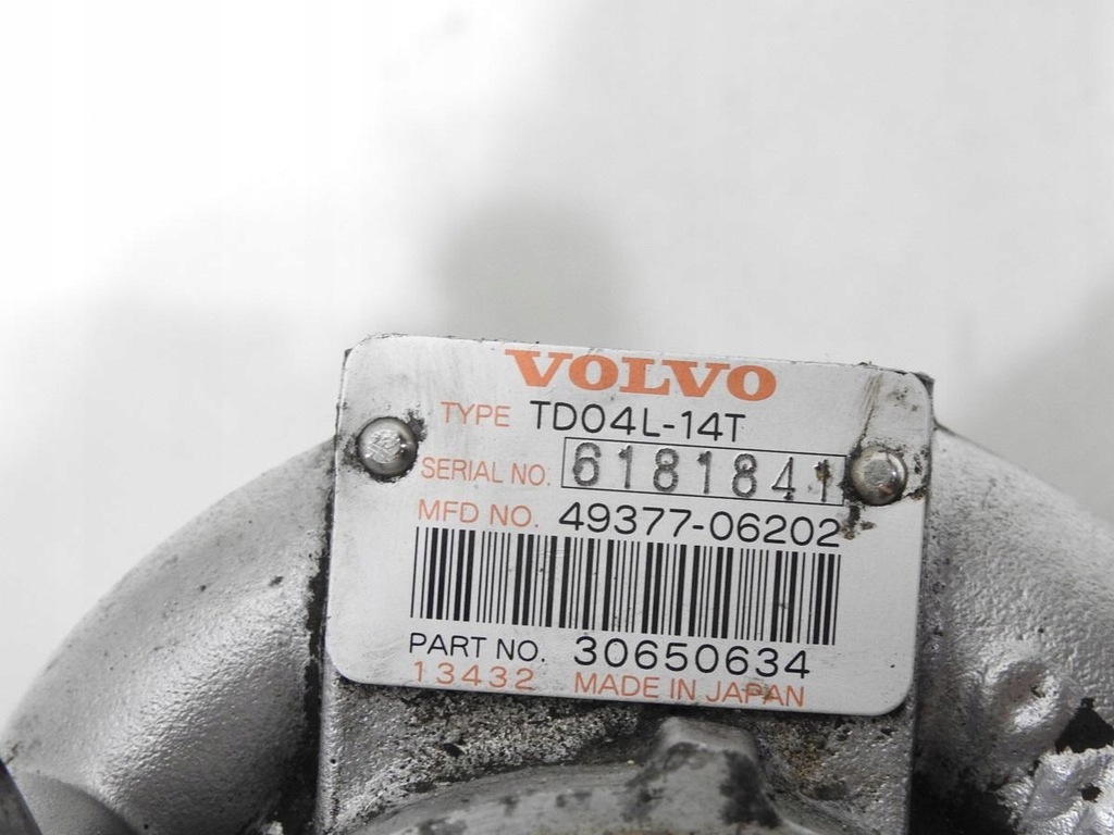 TURBINA TURBOCOMPRESOR VOLVO S60 I 2.5 T 30650634 Product image