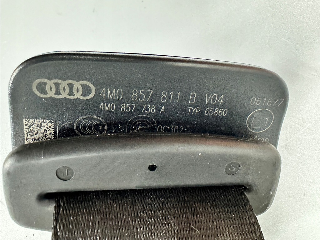 AUDI Q7 SQ7 II 4M CENTURA DE SIGURANȚĂ SPATE STÂNGA, RÂNDUL 3 4M0857811B Product image