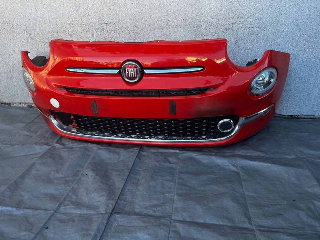 Fiat 500 Ridicați bara de protecție față completă 2015-Chrom Product image