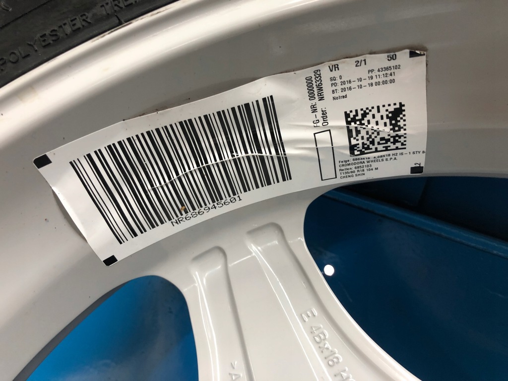 BMW G11 G30 G01 ROATA DE rezerve 135/80/18 Product image