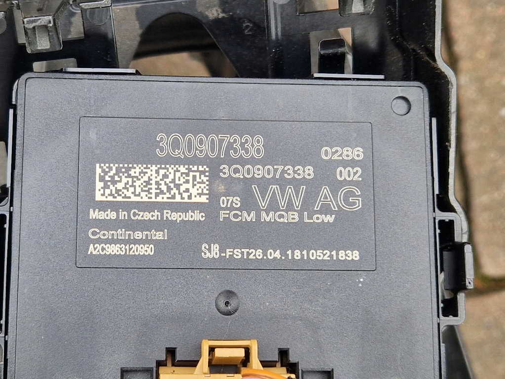 Set de scaune VW Audi Skoda de pedale Modul de gaz de frână 3Q0907338 Product image