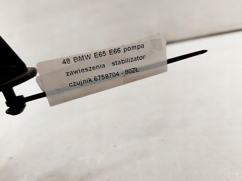 BMW 7 E65 E66 SENSOR STABILIZATOR DINAMIC POMPA SUSPENSION 6758704 Product image