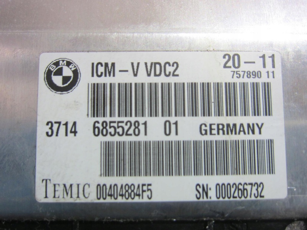 BMW 6 F12 F10 F06 MODUL CONTROLLER ICM 37146855281 Product image