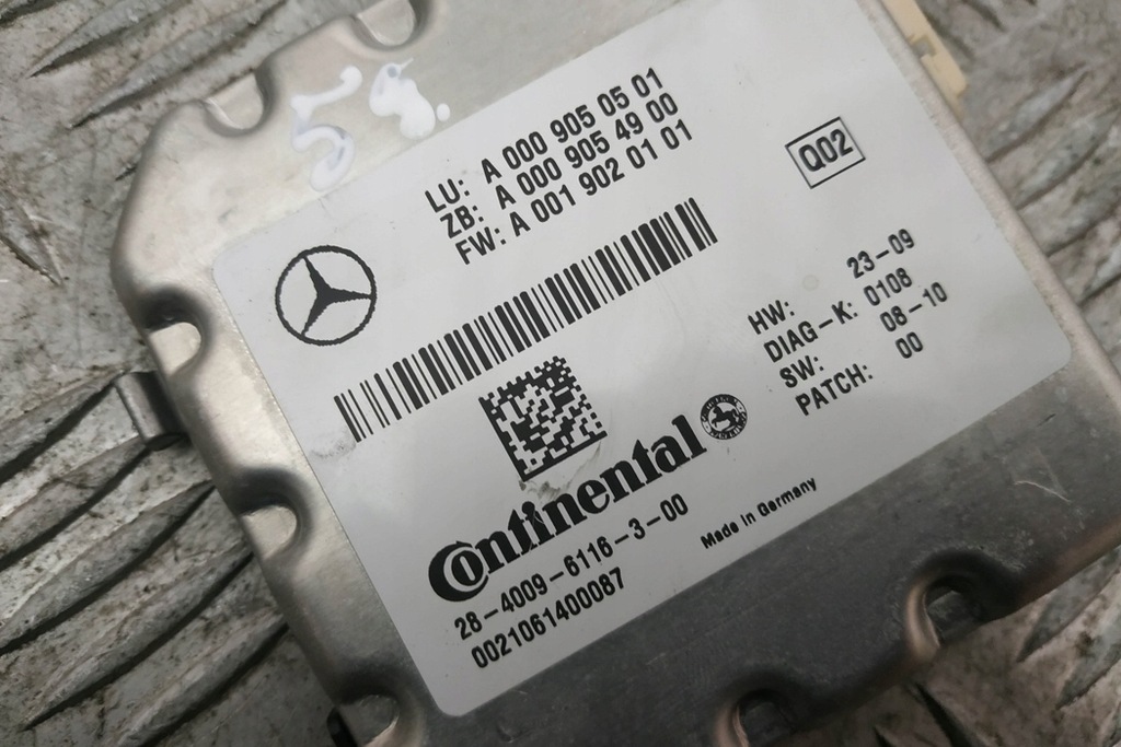 Cameră frontală Mercedes-Benz E (W212) A0009050501 2.1L Diesel 150KW 2010 Product image
