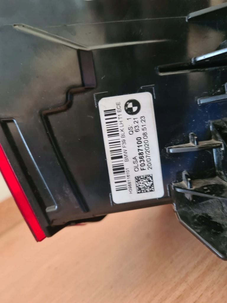 BMW X2 F39 LAMPĂ SPATE STÂNGA NEGRU EU 9881161 Product image