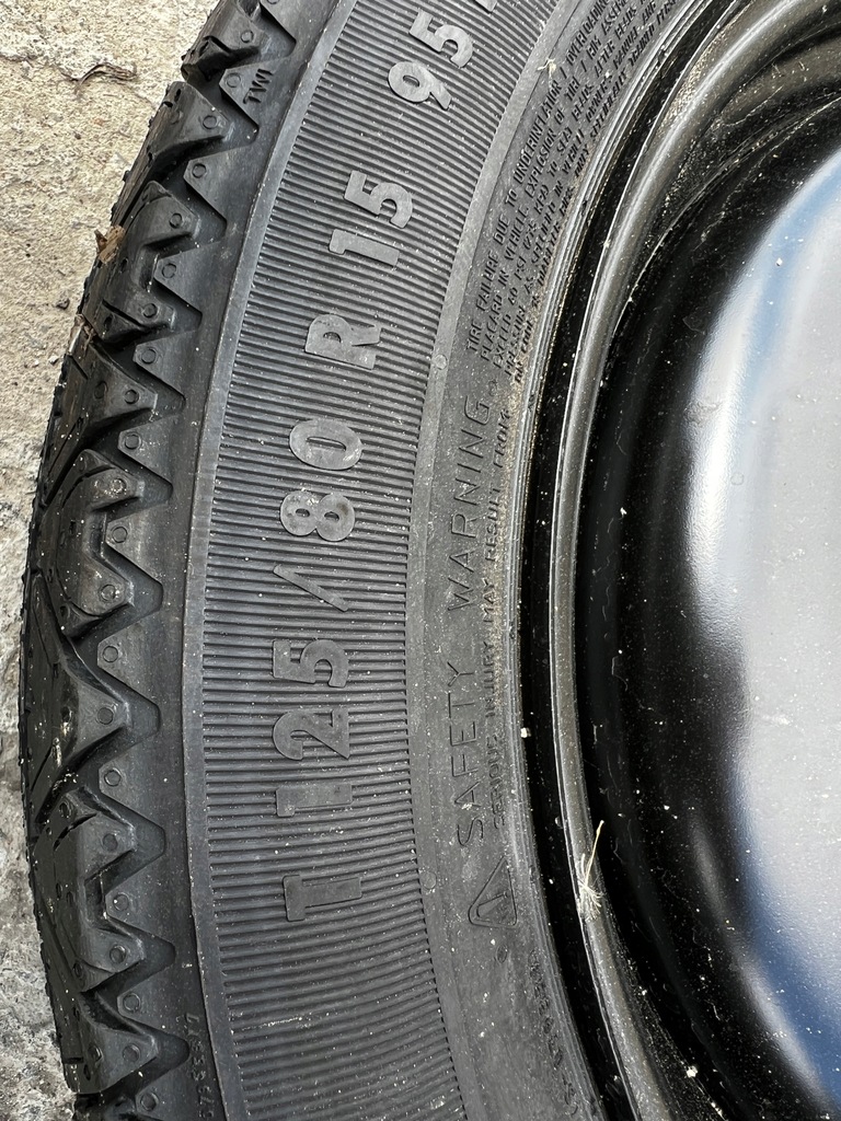 ROATA DE rezerve PEUGEOT 207 125/80 R15 2021R Product image