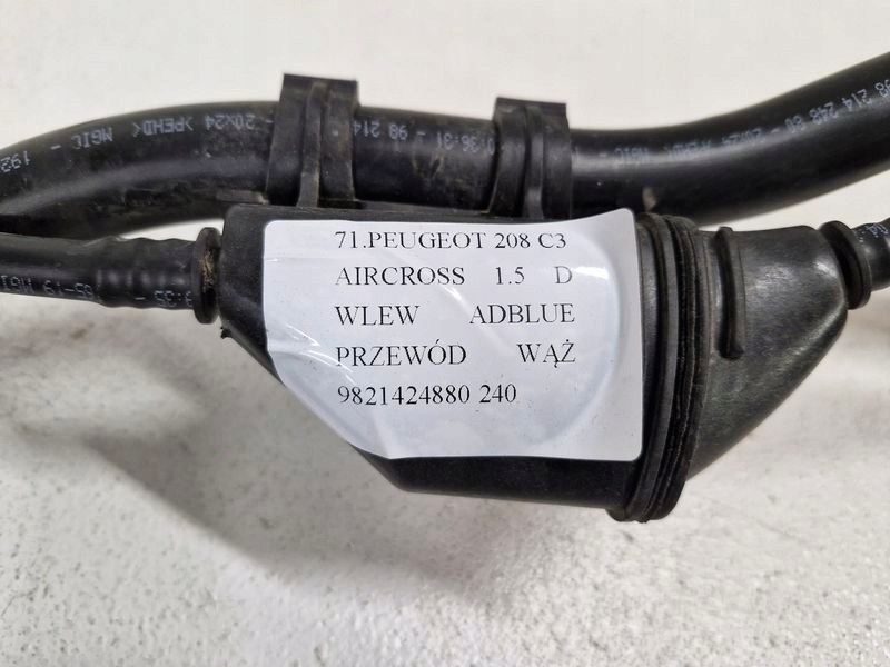 PEUGEOT 208 I C3 AIRCROSS 1.5 D BLUE HDI ADBLUE UMPLER 9821424880 Product image