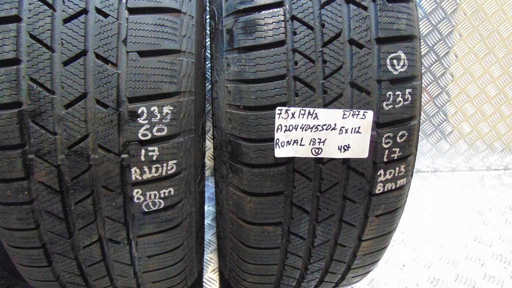 SET JANTE + ANVELOPE Mercedes-Benz A2044015502 7,5" x 17" 5x112 ET 47,5 Product image