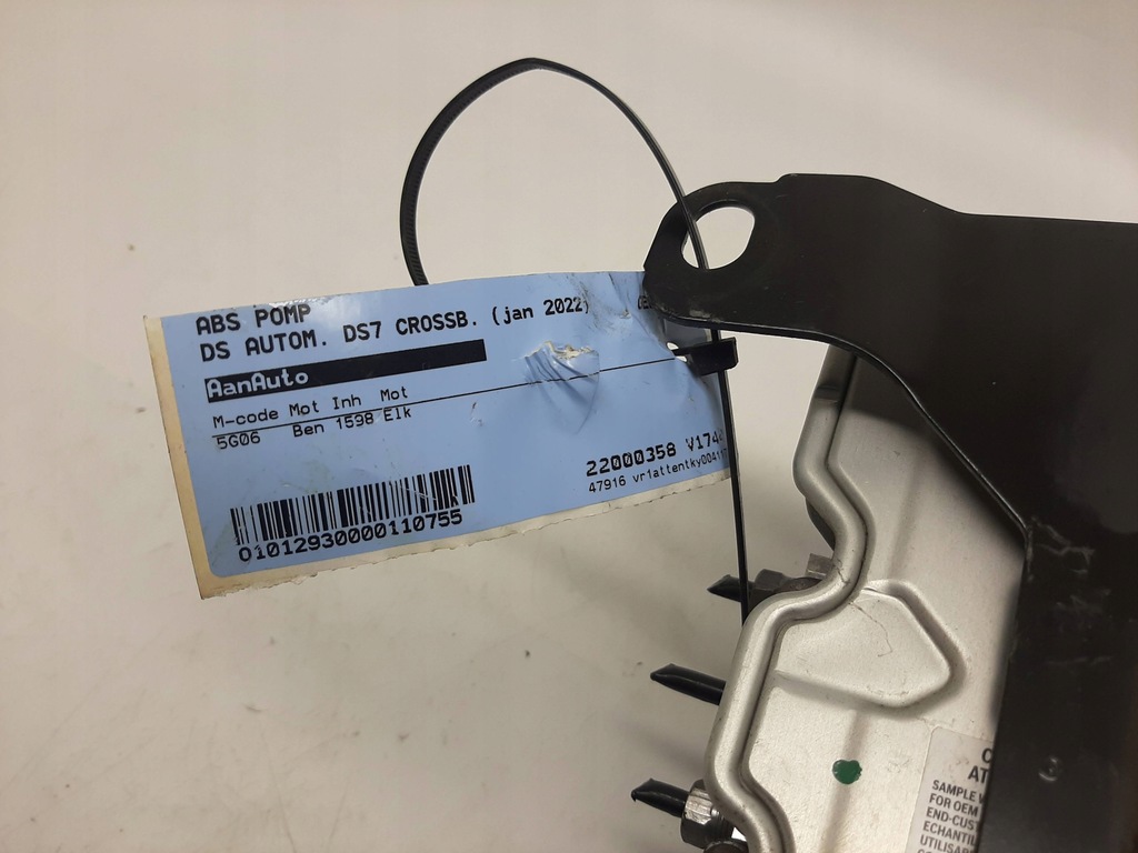 CITROEN DS7 CONTROLLER POMPA MODUL ABS 9824311280 970203 190209 9833214480 Product image