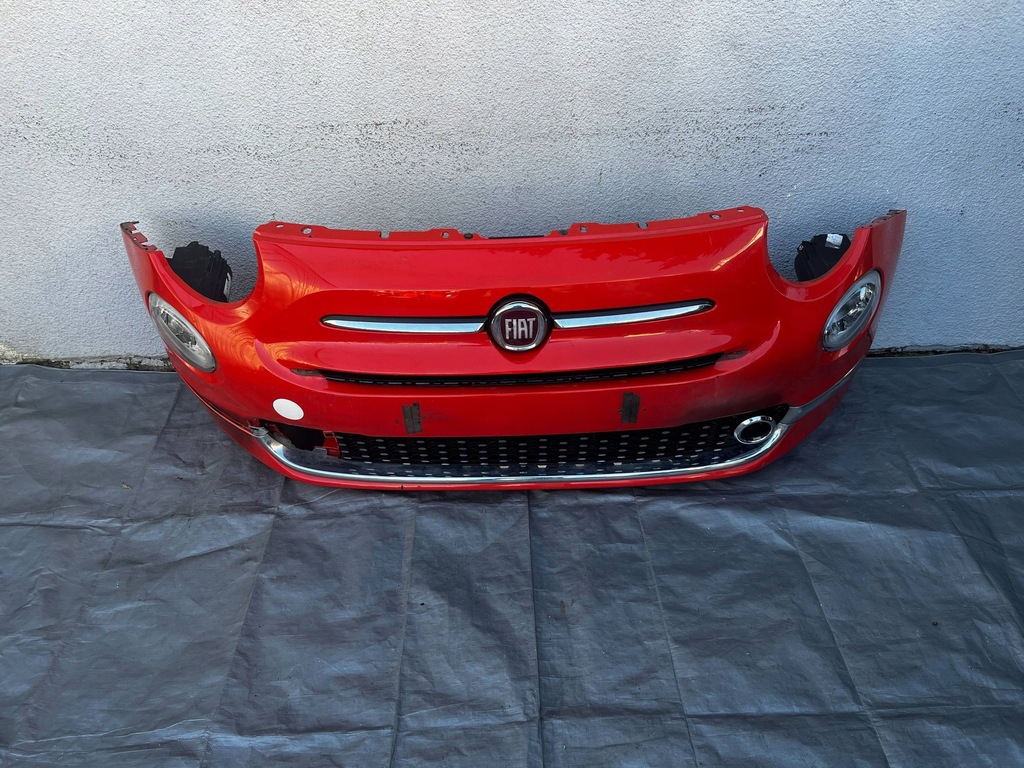 Fiat 500 Ridicați bara de protecție față completă 2015-Chrom Product image