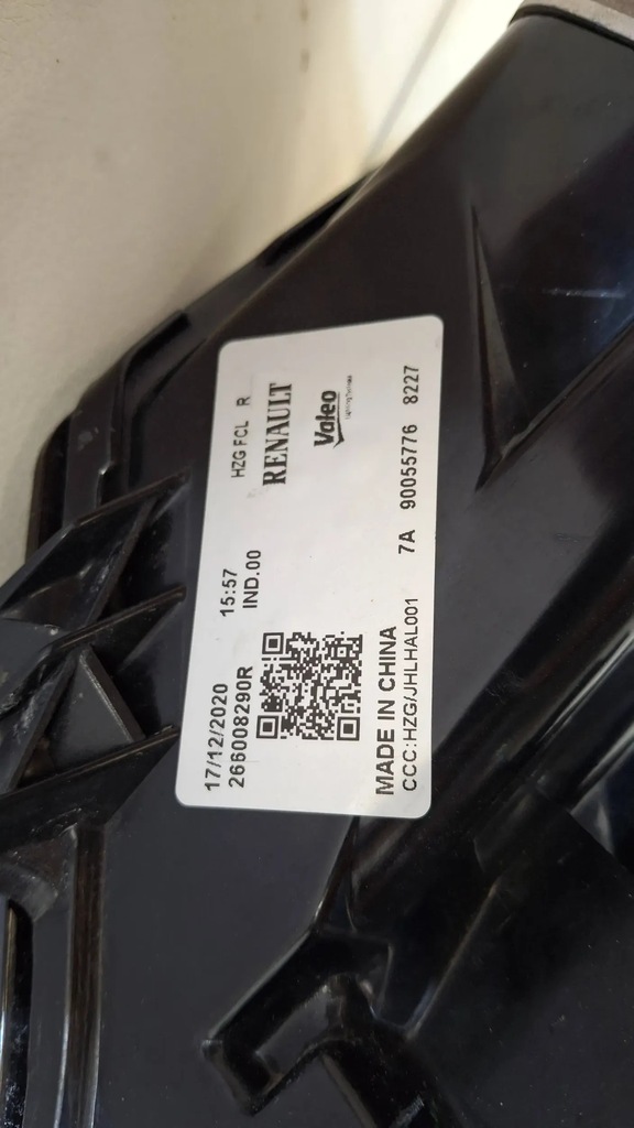 LED HALOGEN DREAPTA RENAULT KOLEOS II 266008290R Product image