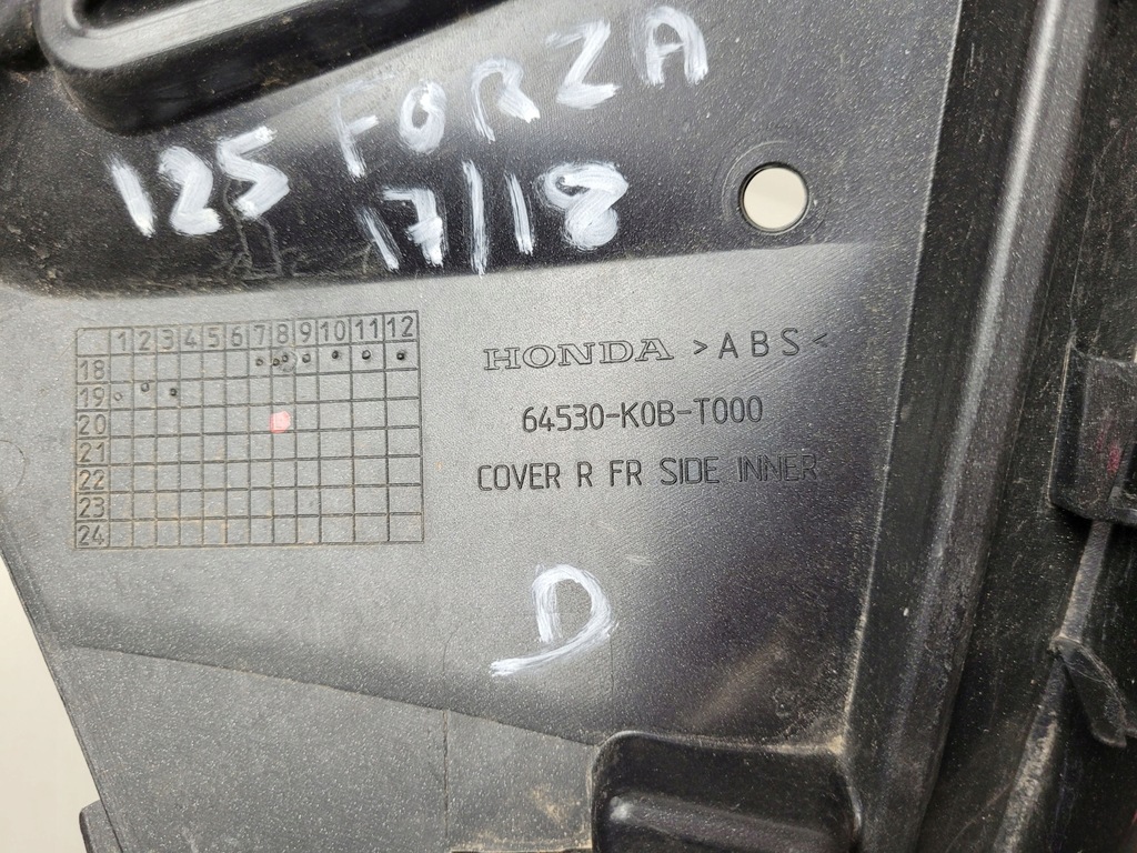 HONDA FORZA 125 350 18-20 UMPLINA DREAPTA Product image