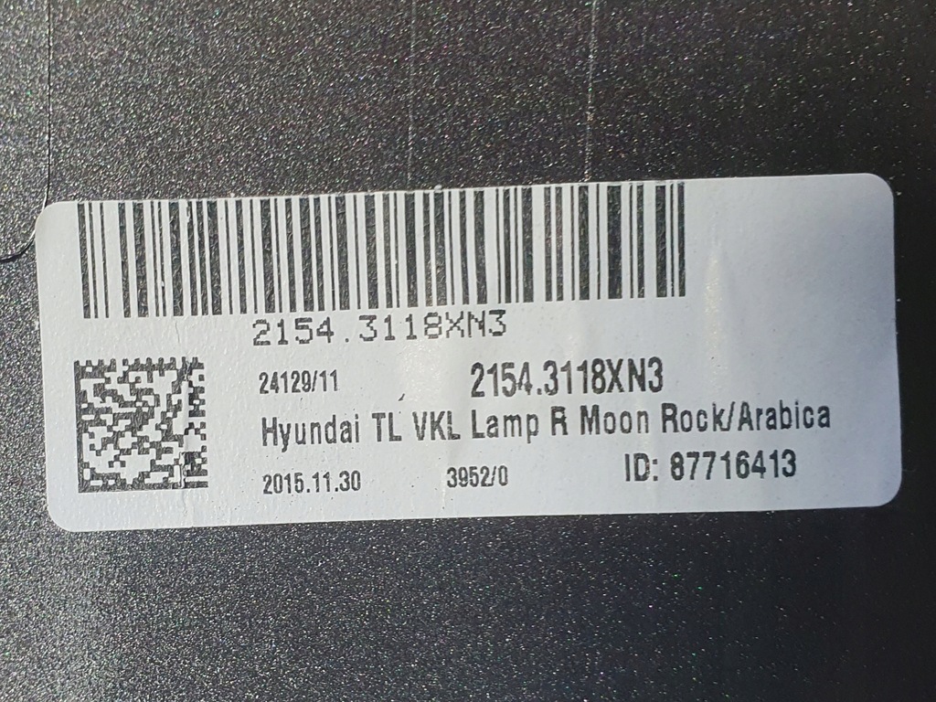 Hyundai Tucson III 3 15- XN3 Oglindă Locuință Product image
