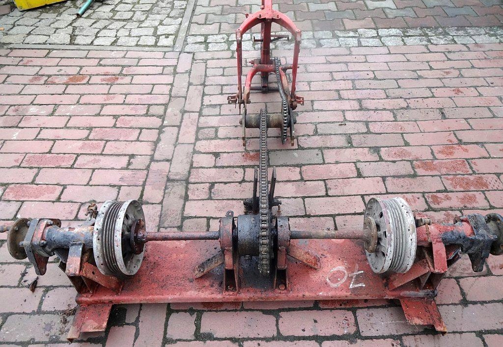 Design de remorcă cu cadru de motocicletă pentru tricicletă Product image