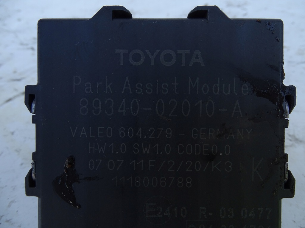 MODUL CONTROLLER PARCARE 89340-02010-a TOYOTA AURIS I E15 LIFT 1.4 D4D Product image