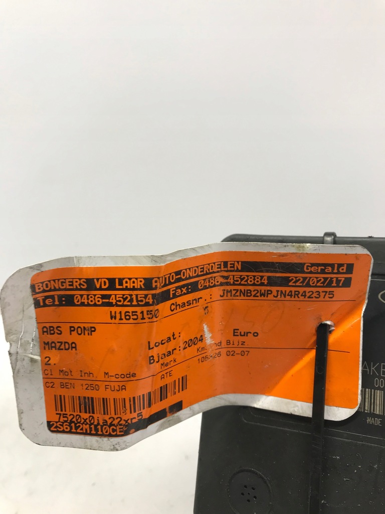 CONTROLLER POMPA ABS 2S61-2M110-CE Product image