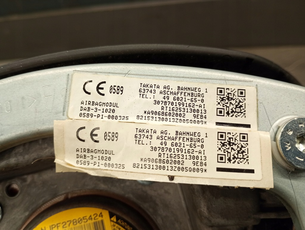 A9068602002 Mercedes Sprinter W906 pernă airbag Product image