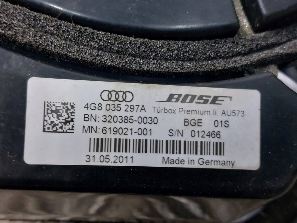 Speakers Set Bose Audi A7 4G 4G0035223B 4G8035298A 4G9035382A Product image