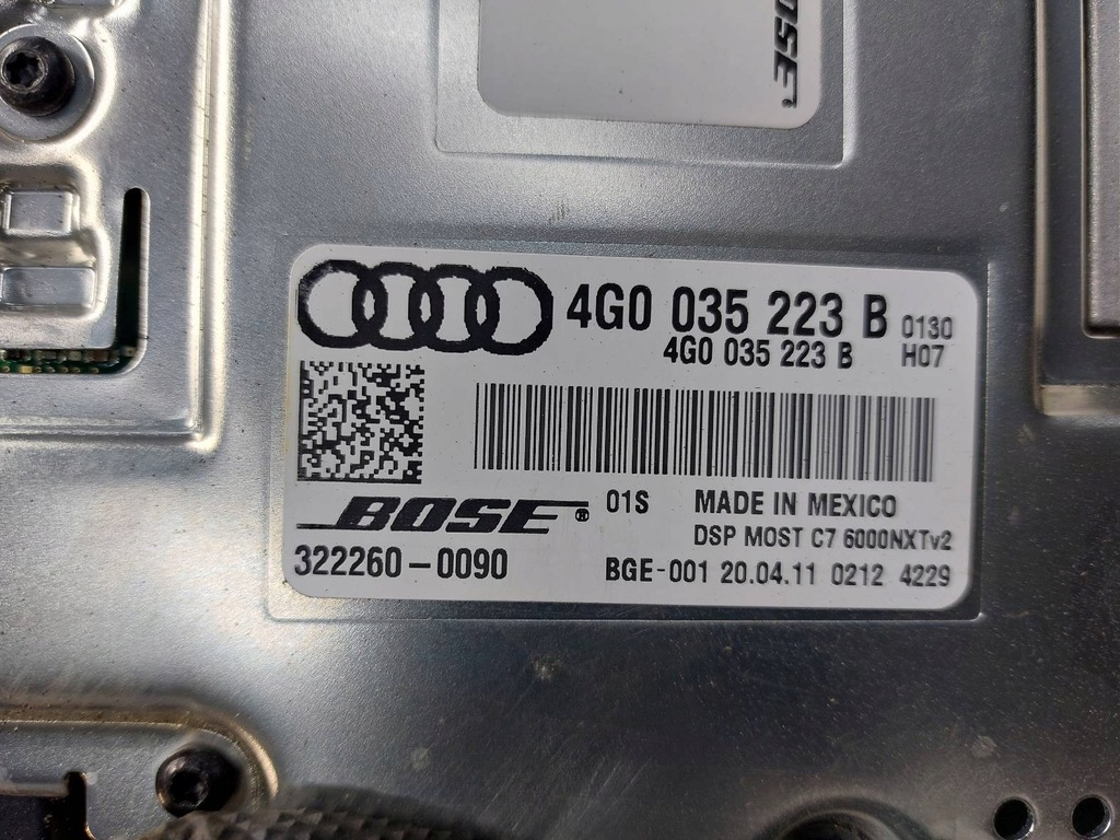 Speakers Set Bose Audi A7 4G 4G0035223B 4G8035298A 4G9035382A Product image