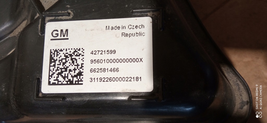 OPEL ASTRA K REZERVOR ADBLUE 42721599 Product image