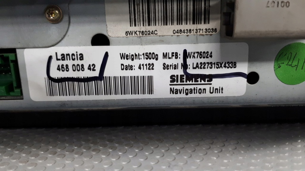 5WK76024C Cititor de navigație Lancia Lybra Product image