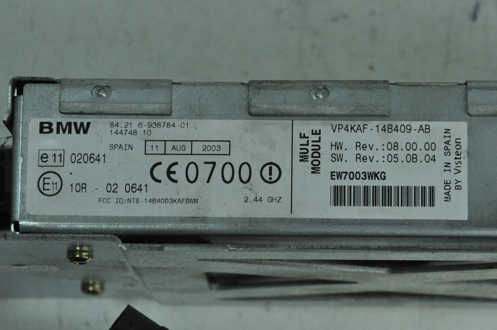BMW E90 E91 E60 MODUL CONTROLLER BLUETOOTH 6938784 Product image