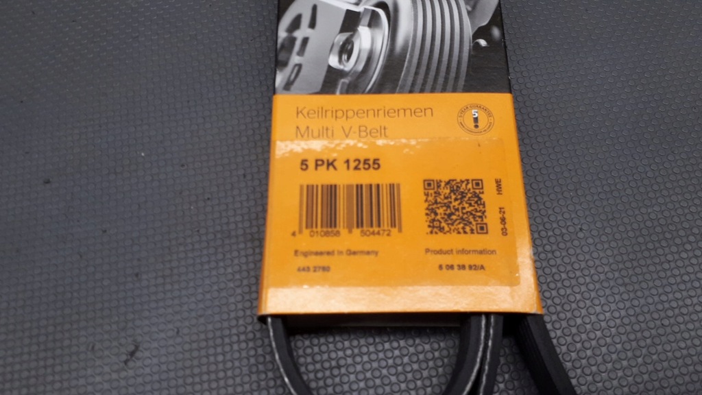 5PK1255 curea cu caneluri multiple Opel zafira 1.8 Product image