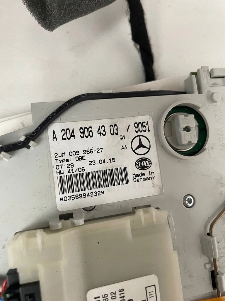 Iluminare lampă cabină Mercedes W204 Clasa C Product image