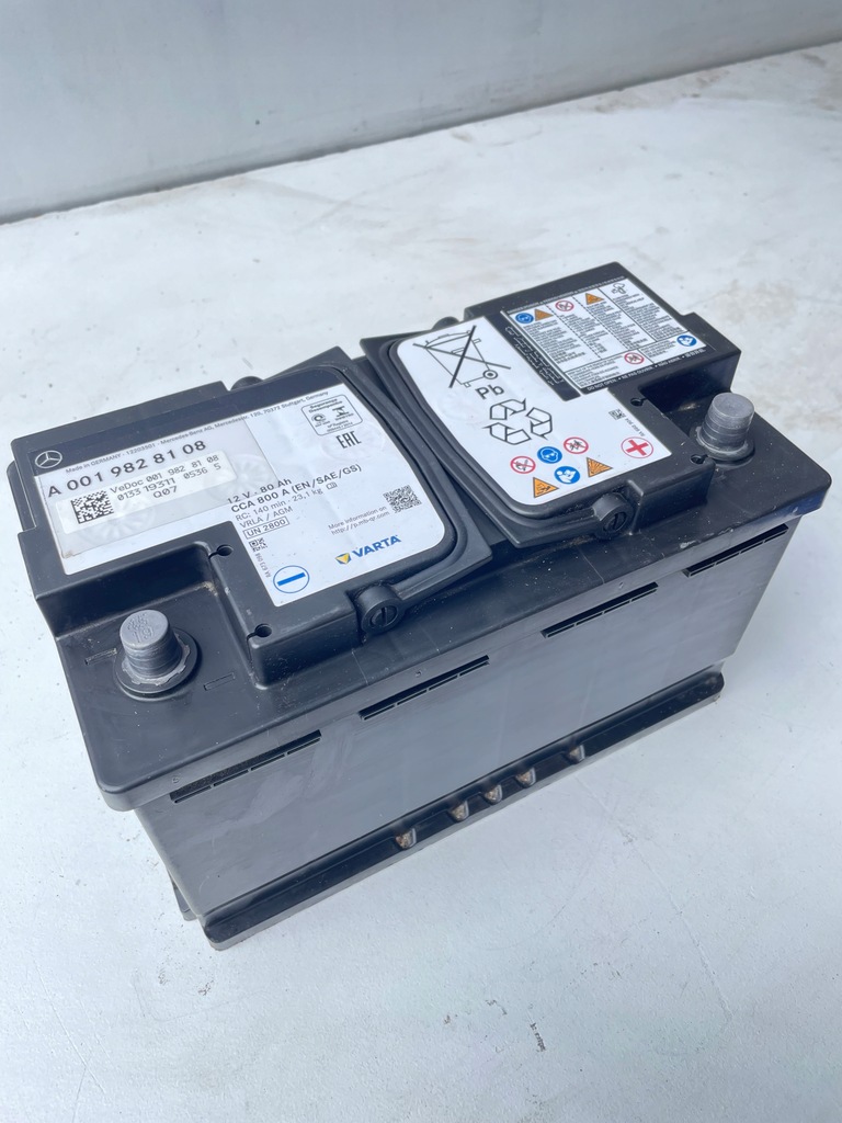 Mercedes Benz Battery 2019 Original 12V 80AH A0019828108 Product image