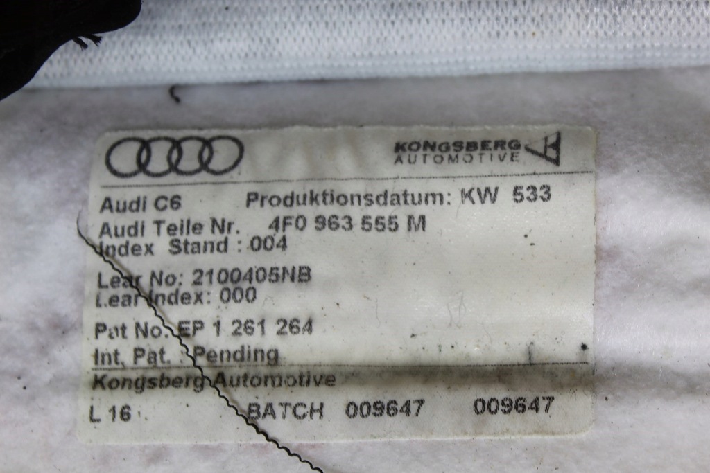 Piele din față din față dreapta Audi A6 C6 Product image