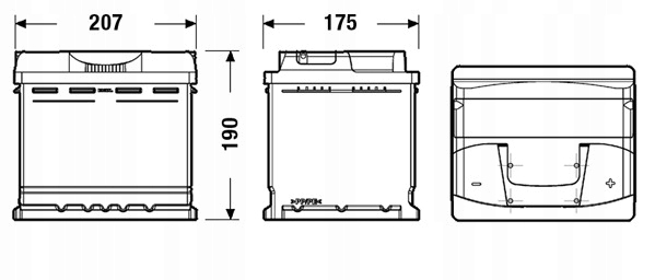 Baterie Centra Plus CB500 50Ah 450A Product image