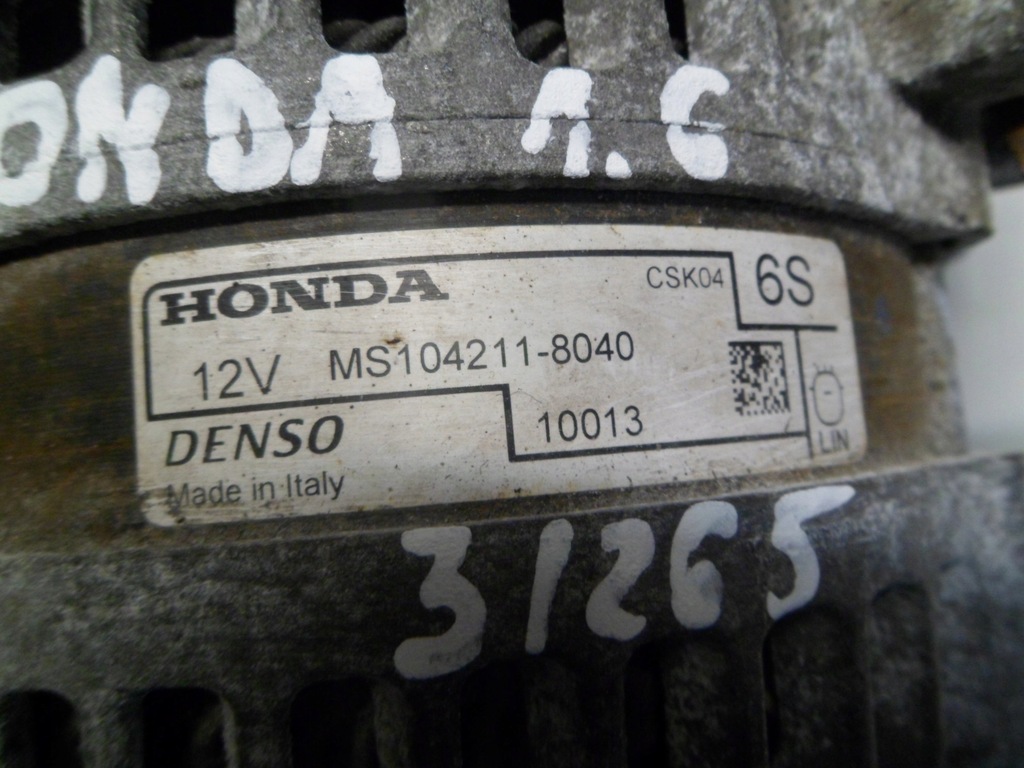 ALTERNATOR HONDA CIVIC IX 1.6 I-DTEC 104211-8040 Product image