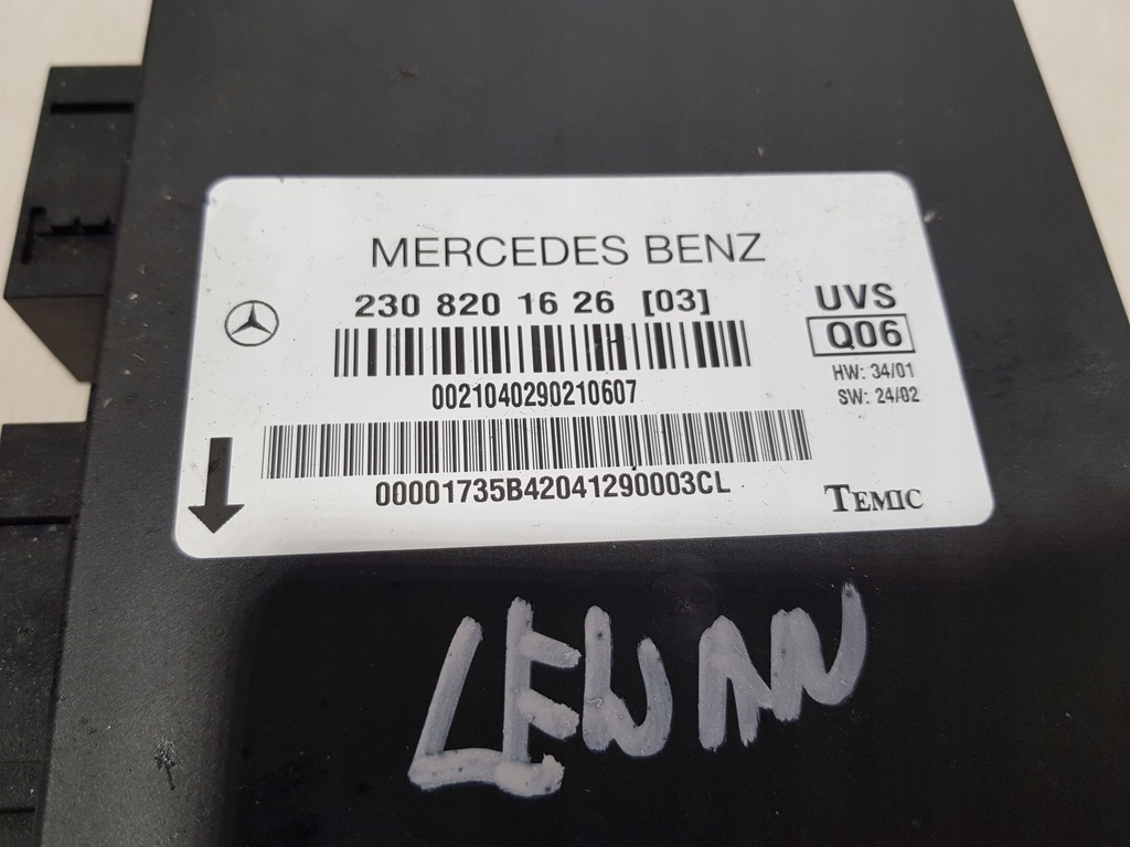 MERCEDES SL R230 MODUL ACOPERIS A2308201626 Product image