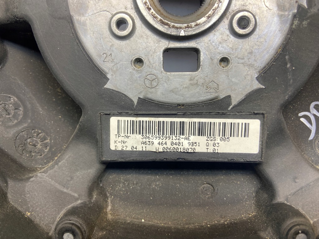 VOLANT MERCEDES VITO W639 RIFTATOR PIELE NEGRA A6394640401 ACOPERIT Product image
