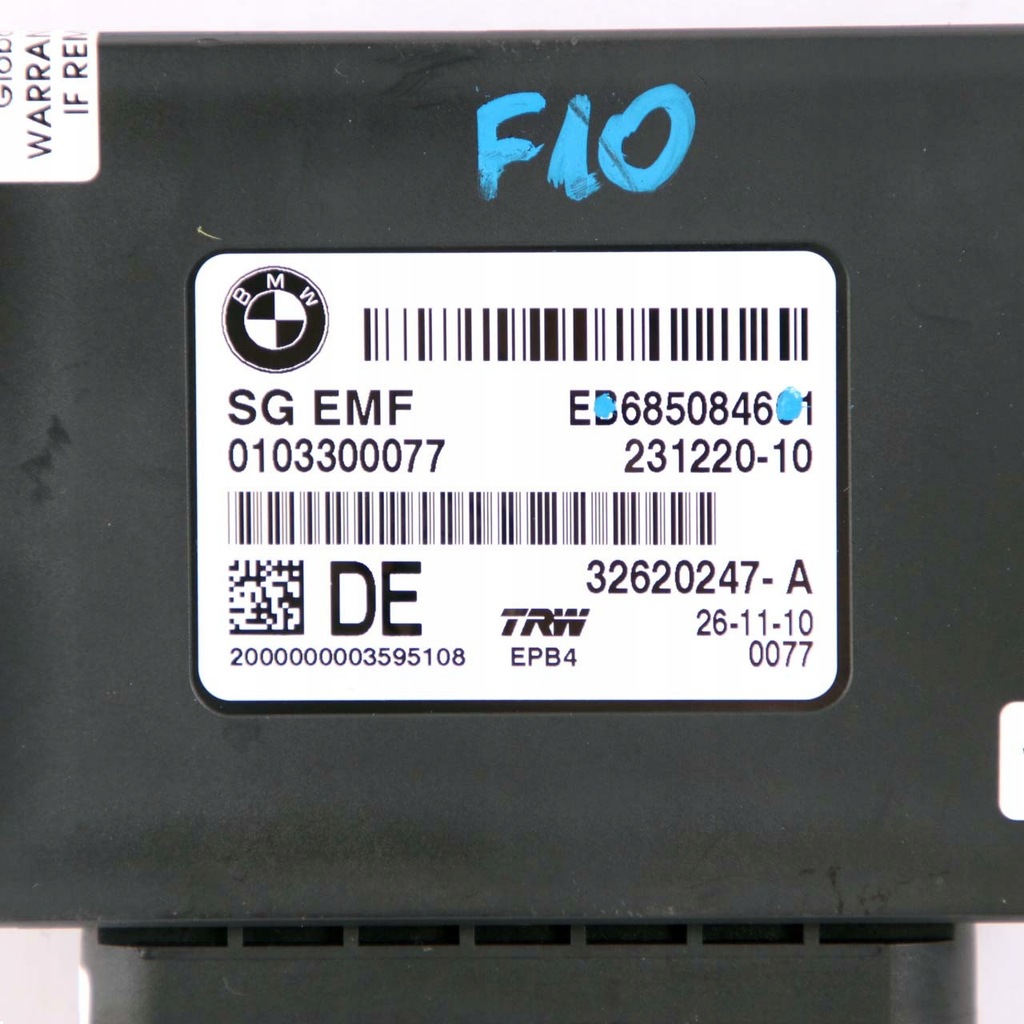 Modul frana de mana BMW F10 F11 F12 6850846 Product image