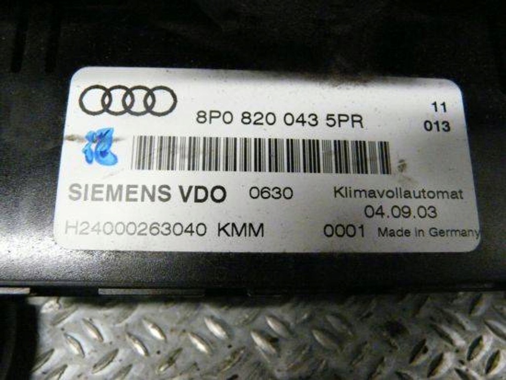 Panou de control 8P0820043 Audi A3 8p Product image