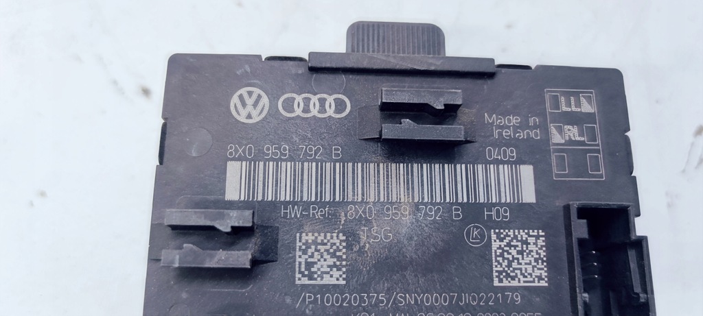 MODUL CONTROLLER UȘĂ AUDI A1 8X Q3 8U 8X0959792B Product image