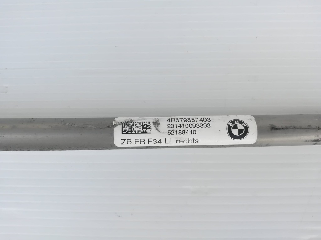 BMW F34 Manual prin cablu Ghid EU 6798574 Drept Product image