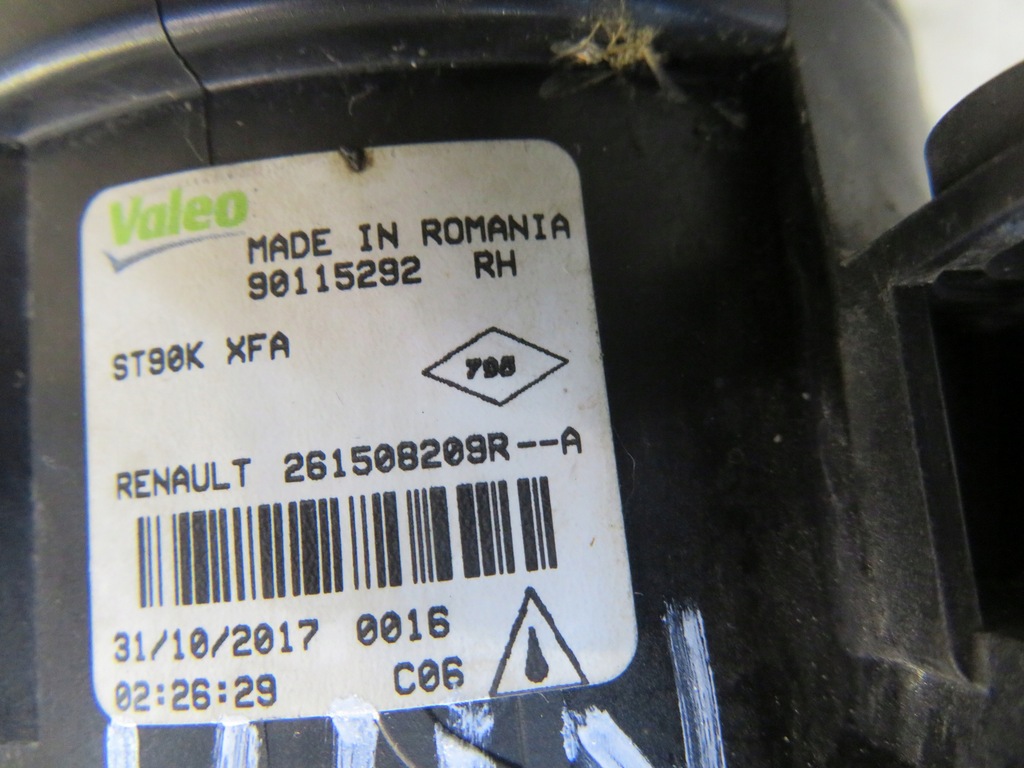 Renault Clio 4 IV Halogen dreapta 261508209R Product image