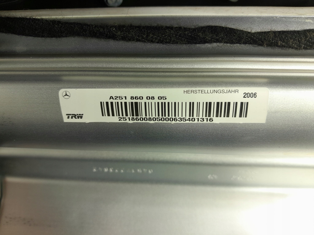 MERCEDES R W251 PLANCĂ, PERNE, PRETENSIONARE Product image