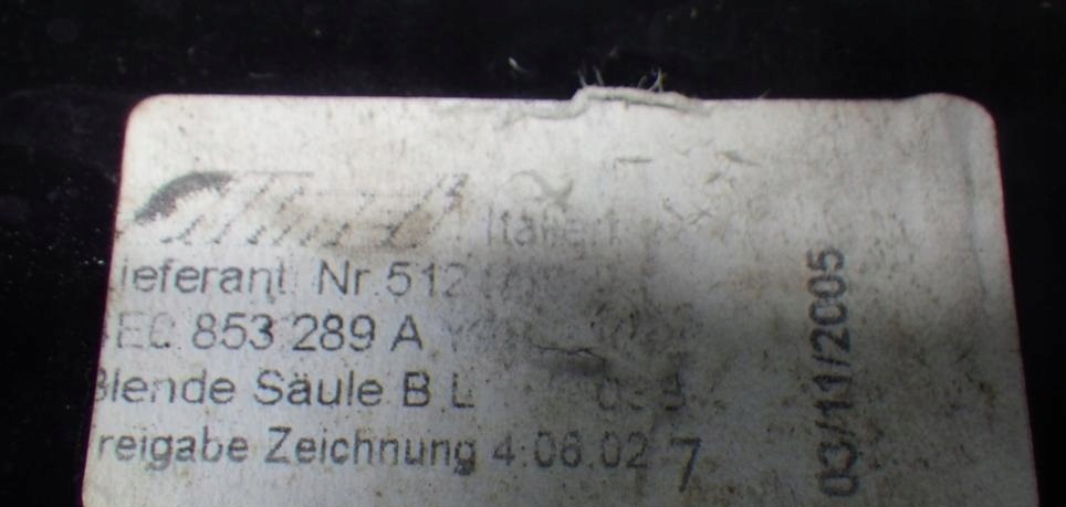 BANDA B CAPAC STÂLB AUDI A8 D3 4E0853289A Y9B Product image