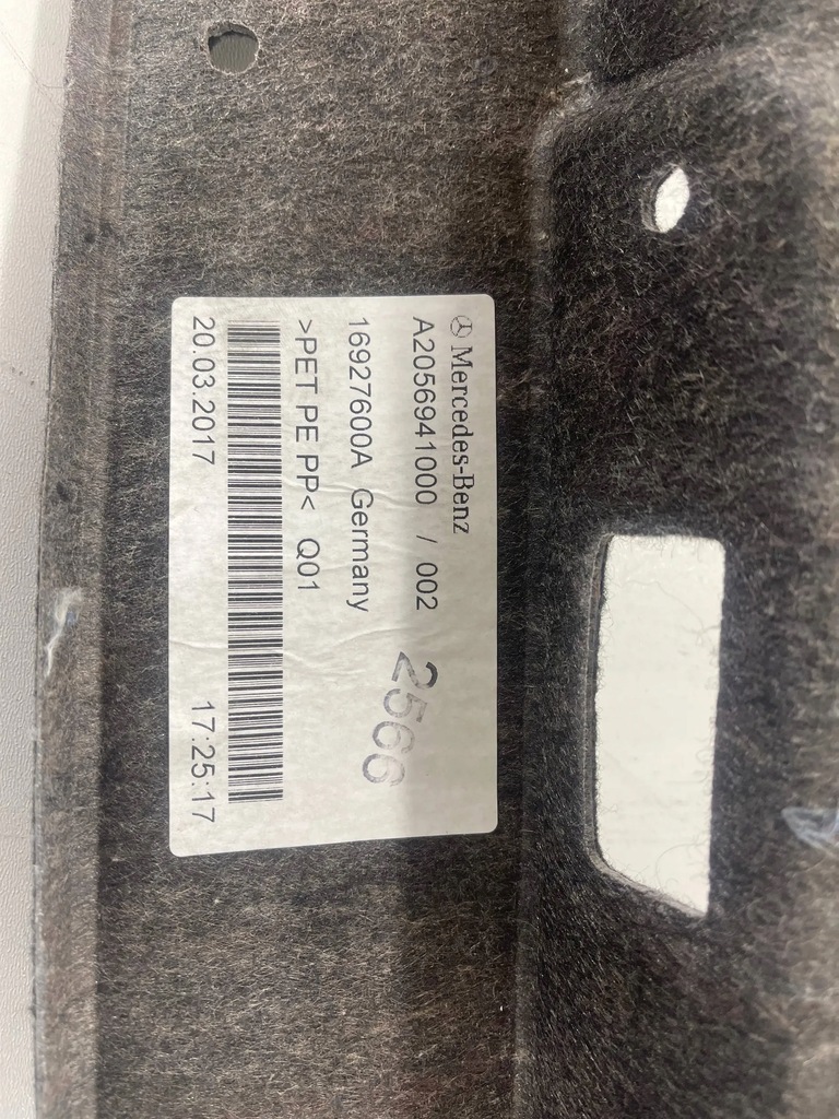 Covor Mercedes-Benz C W205 2018 Product image