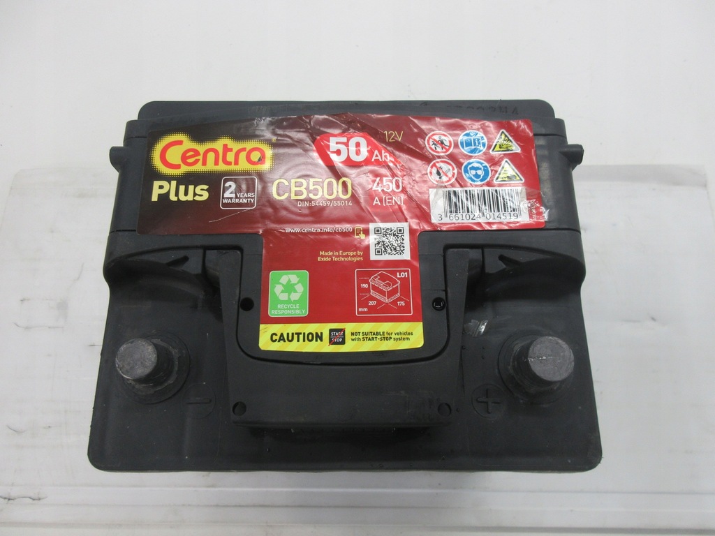 Baterie Centra Plus CB500 50Ah 450A Product image